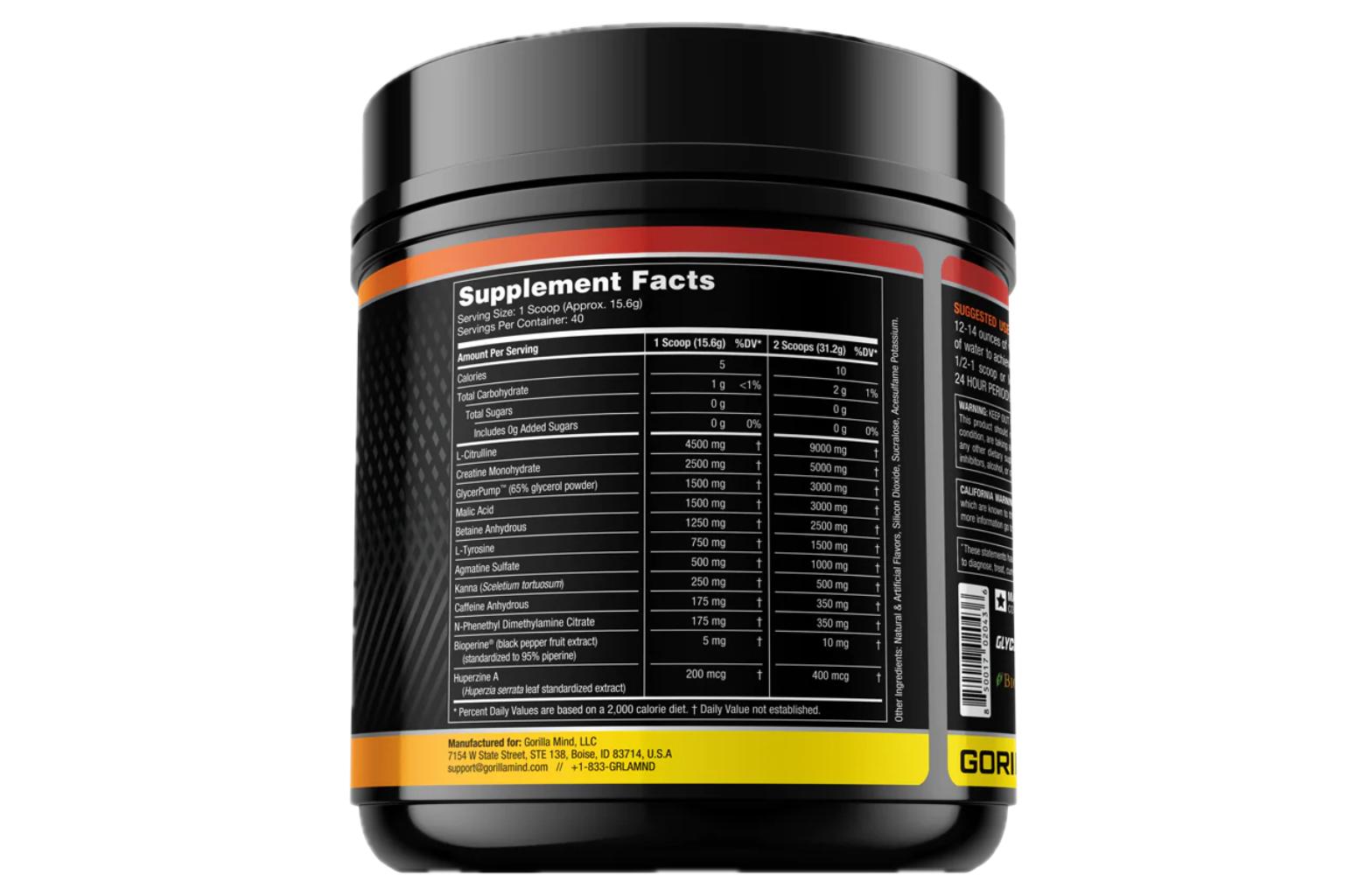 Gorilla Mode Pre Workout